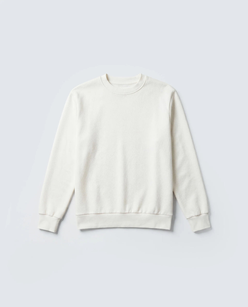 Rare Rabbit Men's Basic Rr-Corp-Harry-S Off White Cotton Blend Crew Neck Regular Plain Sweatshirt