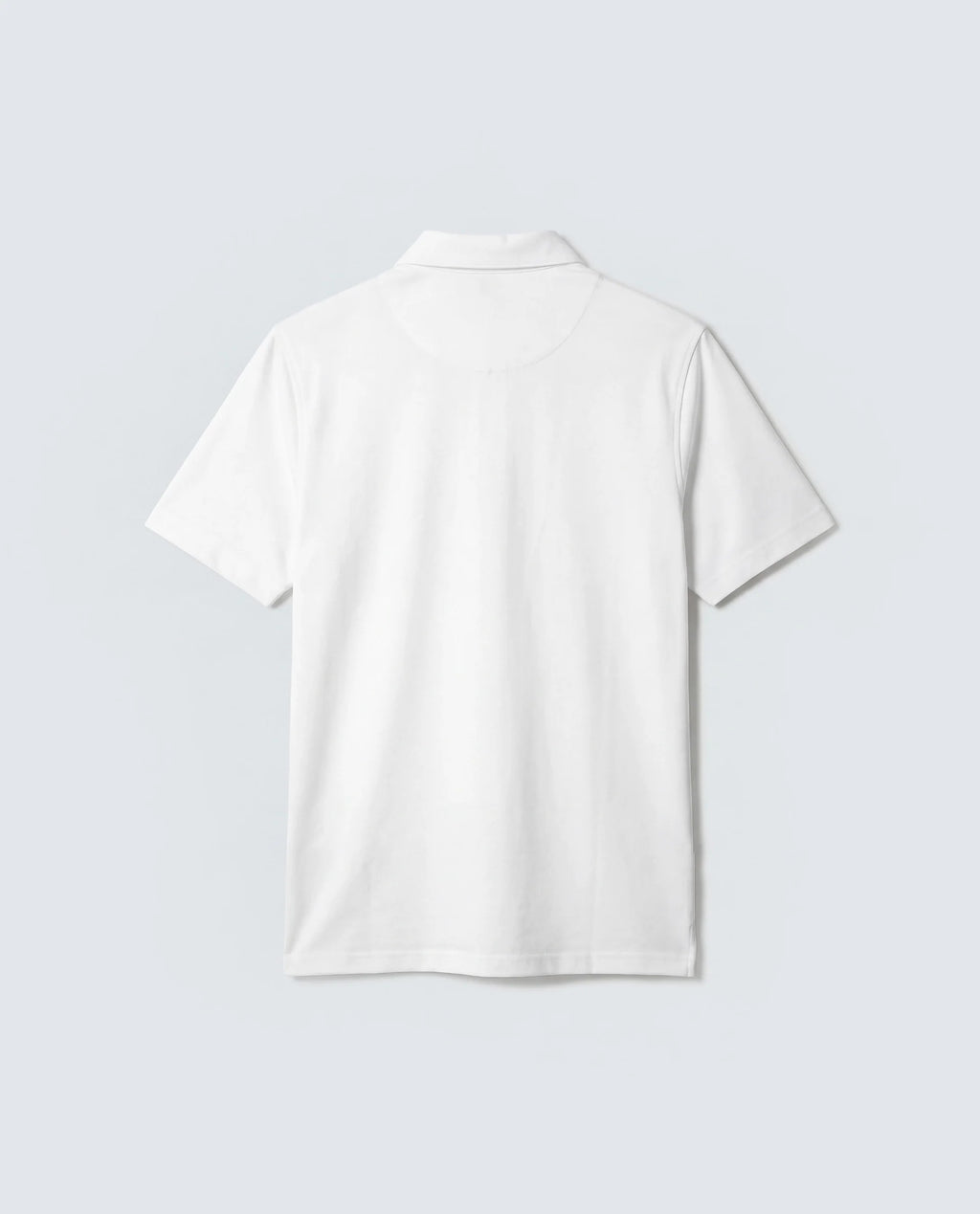 Rare Rabbit Men's Basic Rr-Corp-Mero White Cotton Blend Spread Collar Regular Plain Polo
