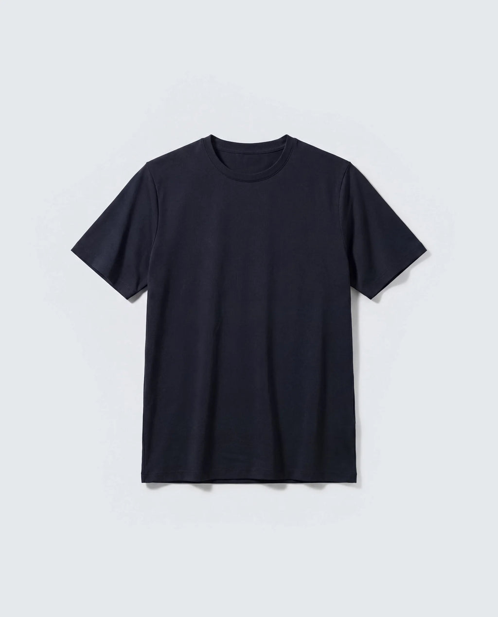 Rare Rabbit Men's Basic Rr-Corp-Rein Navy Cotton Blend Crew Neck Regular Plain T-Shirt