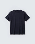 Rare Rabbit Men's Basic Rr-Corp-Rein Navy Cotton Blend Crew Neck Regular Plain T-Shirt