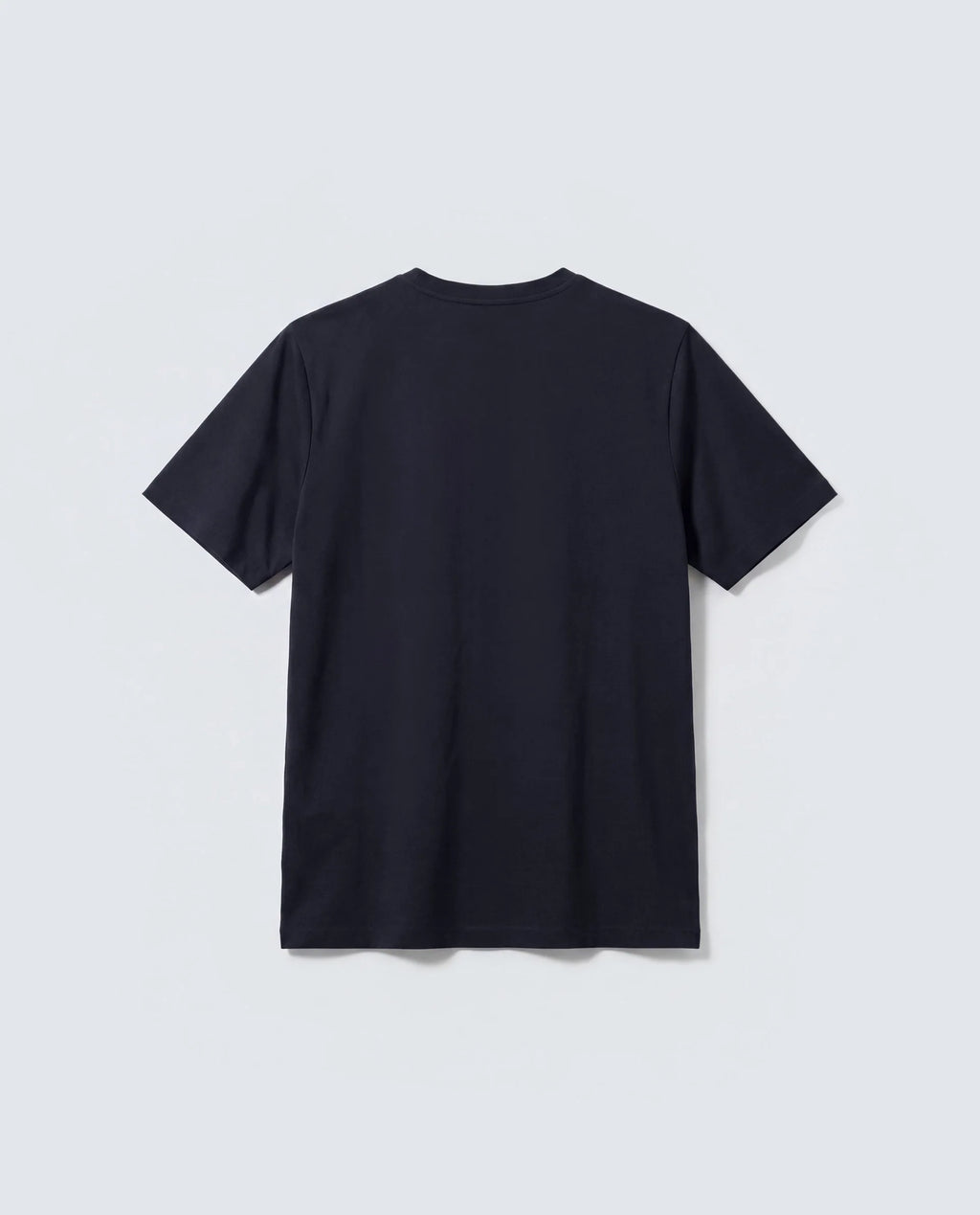Rare Rabbit Men's Basic Rr-Corp-Rein Navy Cotton Blend Crew Neck Regular Plain T-Shirt