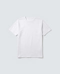 Rare Rabbit Men's Basic Rr-Corp-Rein White Cotton Blend Crew Neck Regular Plain T-Shirt
