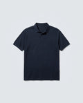 Rare Rabbit Men's Basic Rr-Corp-Tove Navy Cotton Spread Collar Regular Plain Polo