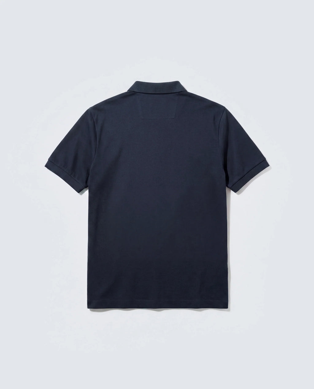 Rare Rabbit Men's Basic Rr-Corp-Tove Navy Cotton Spread Collar Regular Plain Polo