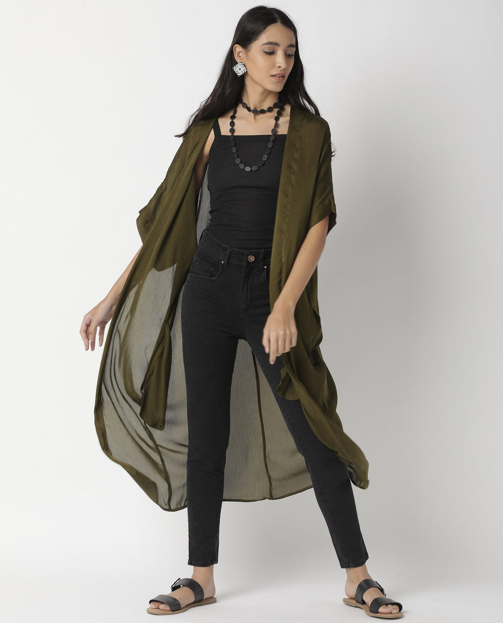 Rareism Women's Saga Green Outer Wear