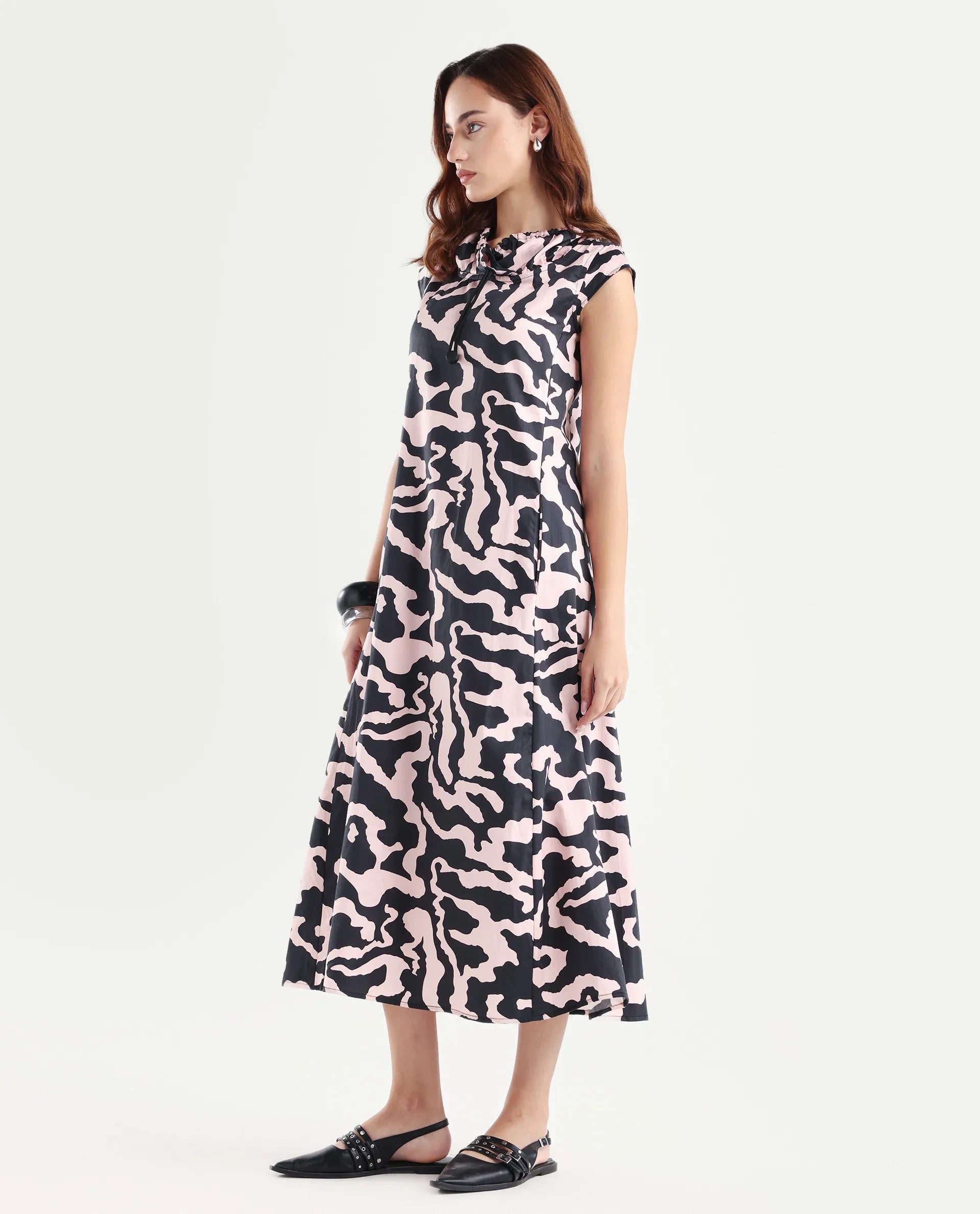Rareism Women's Santro Black Dress