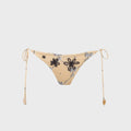 Siedres Rom Tie-Detailed Low-Rise Bikini Brief - Yellow