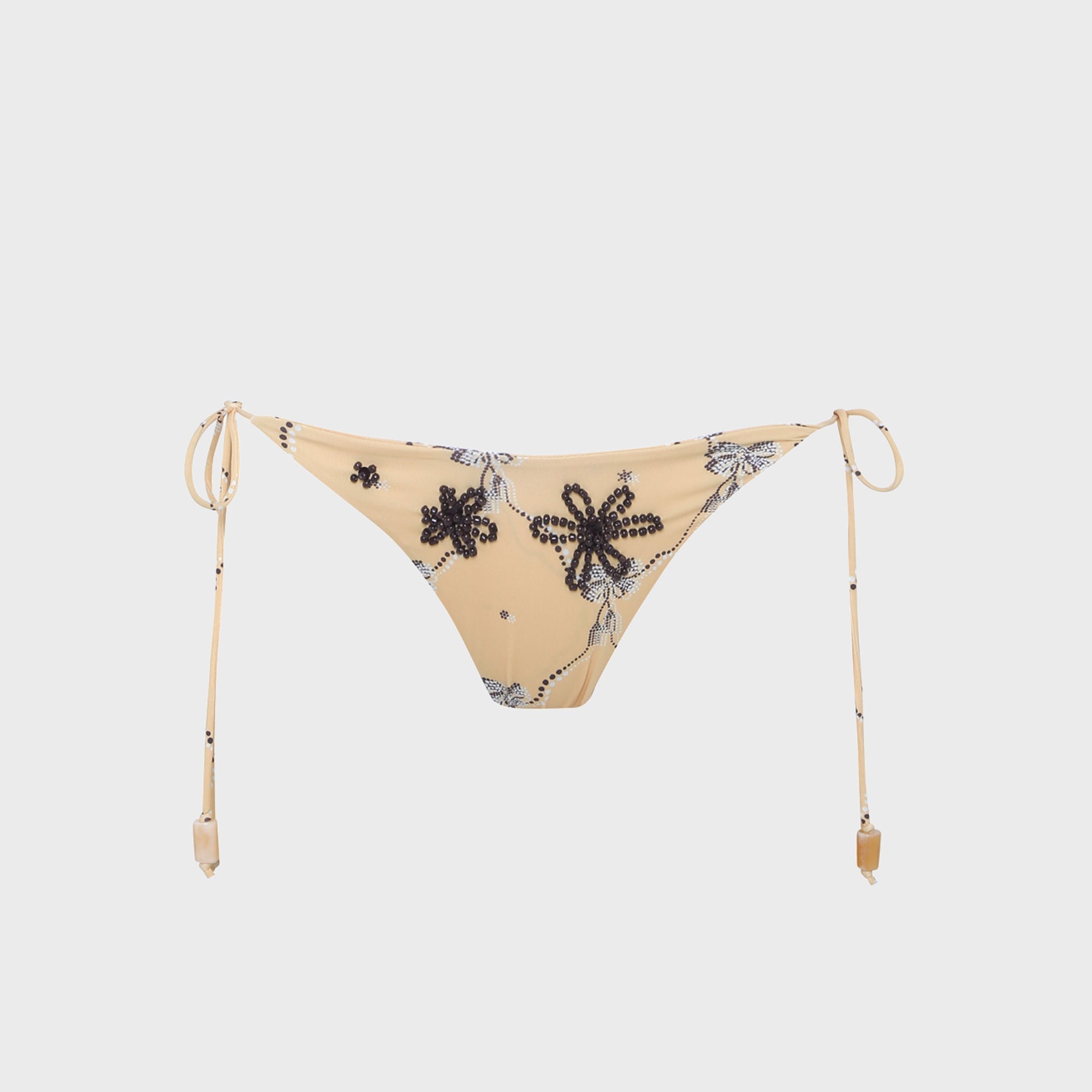 Siedres Rom Tie-Detailed Low-Rise Bikini Brief - Yellow