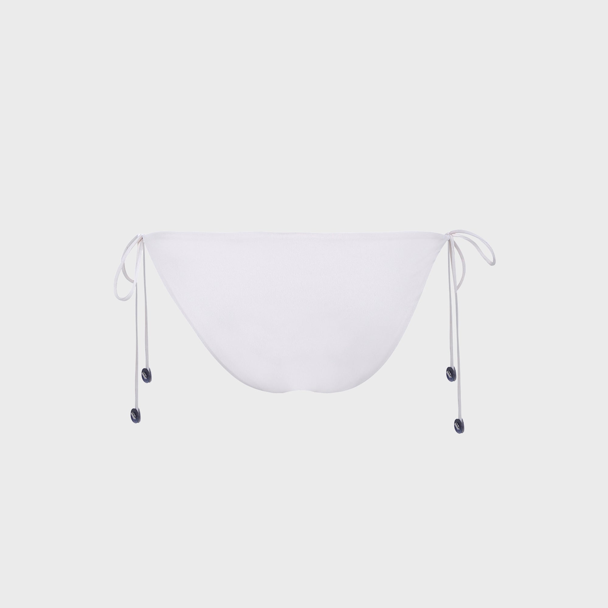 Siedres Rom Embellished Tie-Detailed Low-Rise Bikini Brief - Ecru