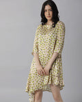 Rareism Women's Slang Beige Dress