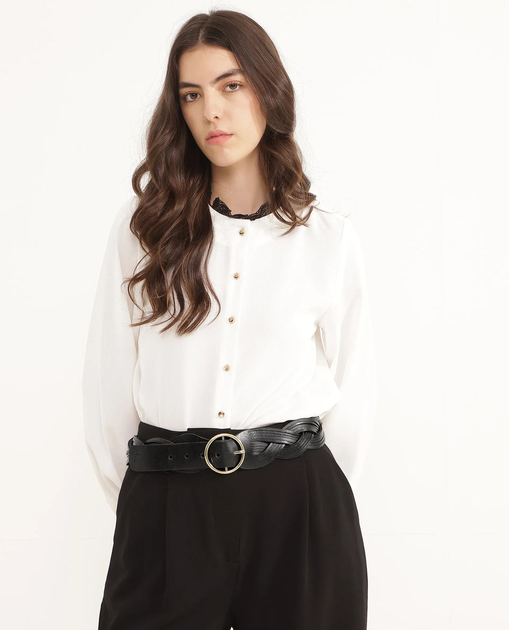Rareism Women Sterling Black Belt