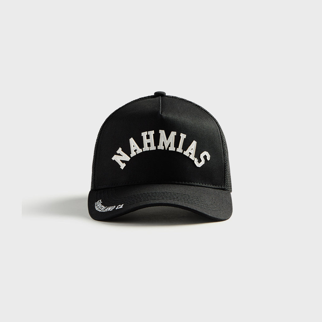NAHMIAS Summerland Brim Trucker Hat - Black