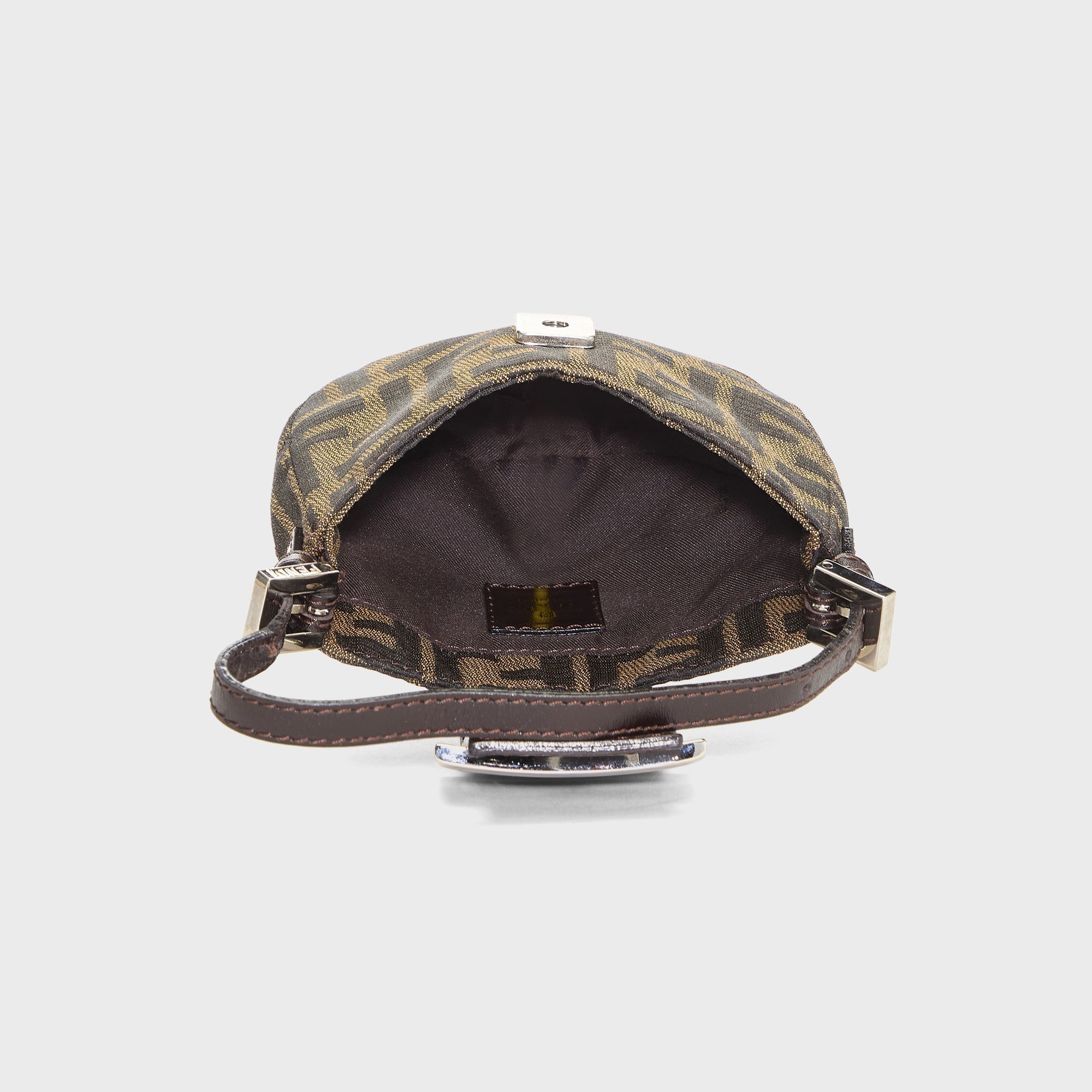 WGACA Fendi Zucca Croissant Mini Bag - Brown