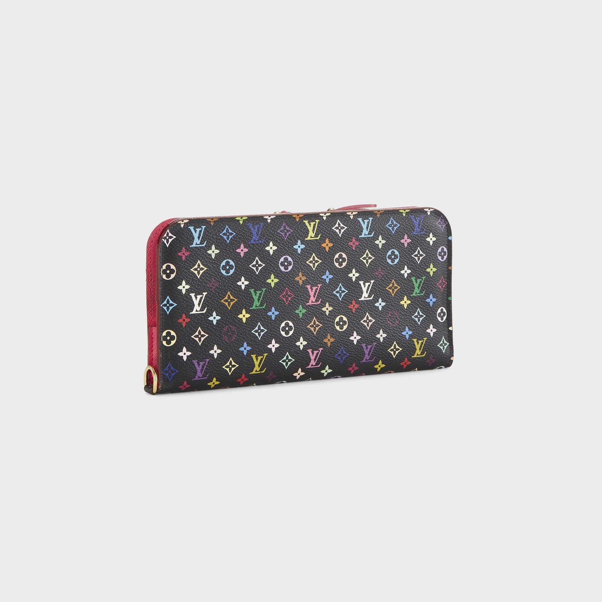 WGACA Louis Vuitton x Takashi Murakami Monogram Zippy Wallet - Black / Multi