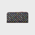 WGACA Louis Vuitton x Takashi Murakami Monogram Zippy Wallet - Black / Multi