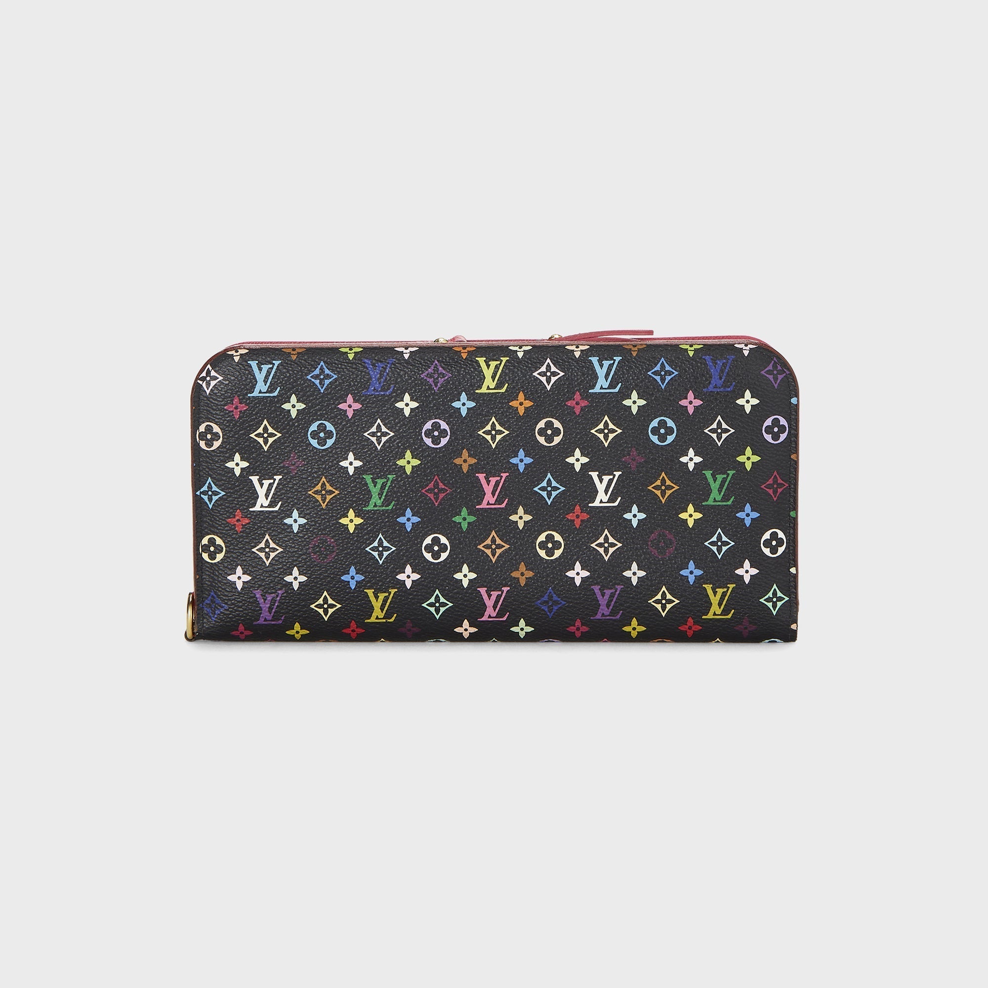 WGACA Louis Vuitton x Takashi Murakami Monogram Zippy Wallet - Black / Multi