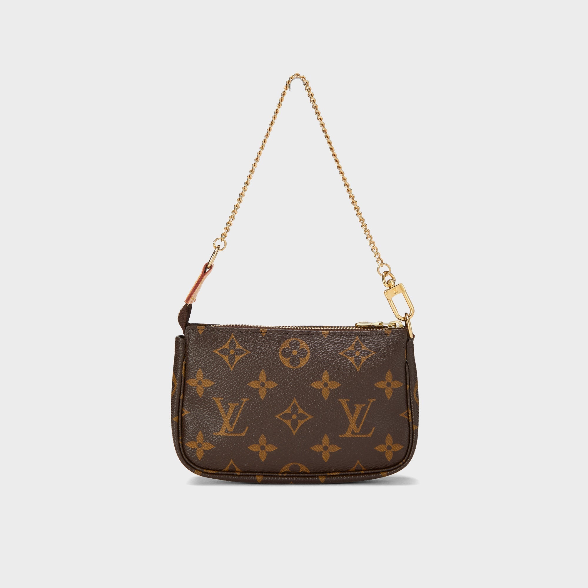 WGACA Louis Vuitton Monogram Mini Pochette Bag - Brown