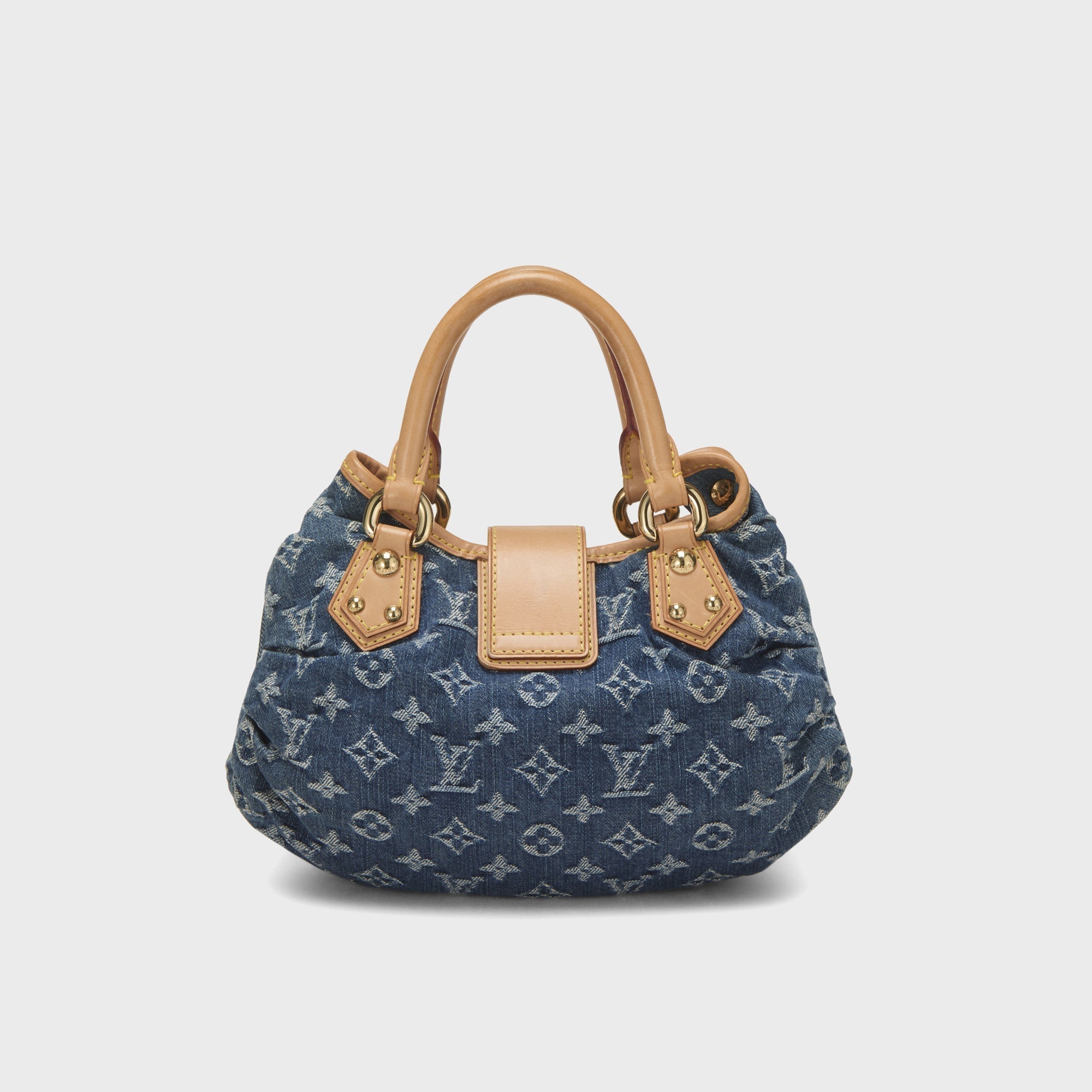 WGACA Louis Vuitton Denim Pleaty Bag - Blue