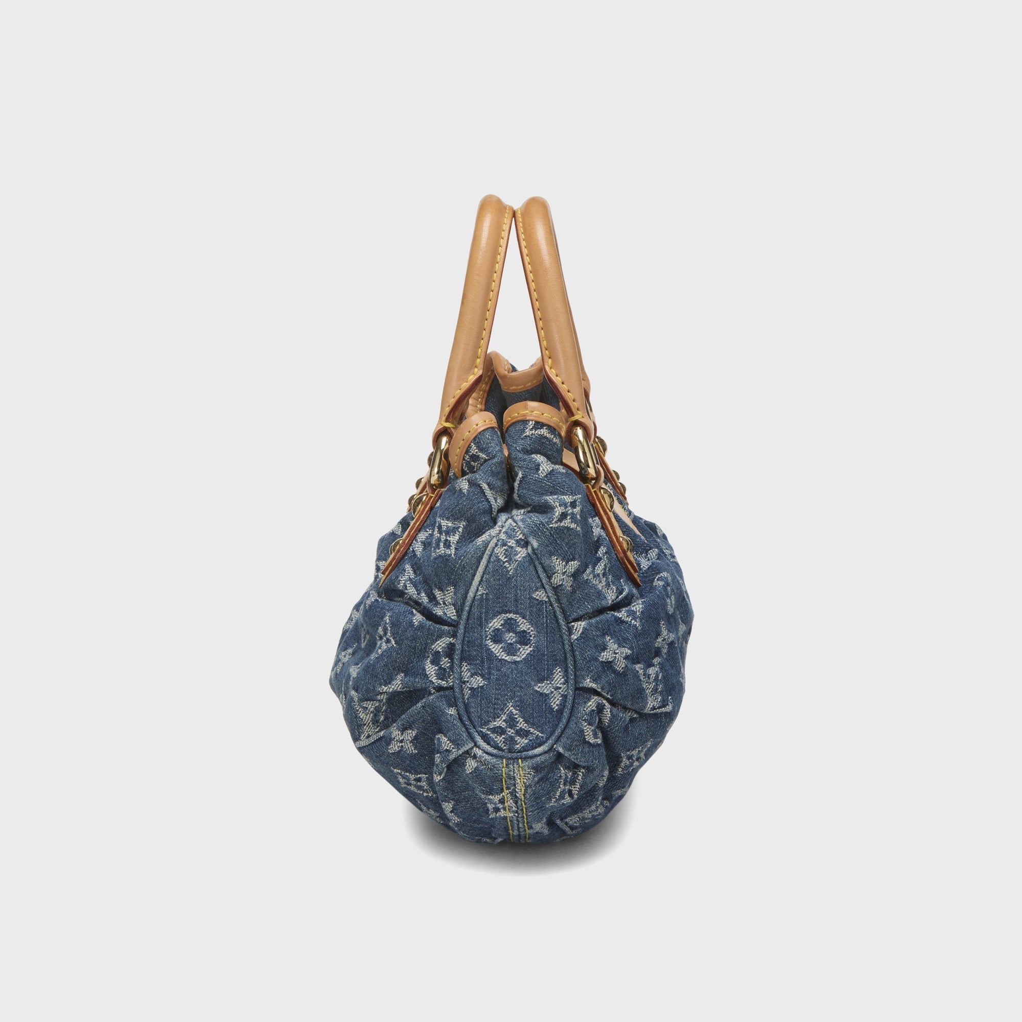 WGACA Louis Vuitton Denim Pleaty Bag - Blue
