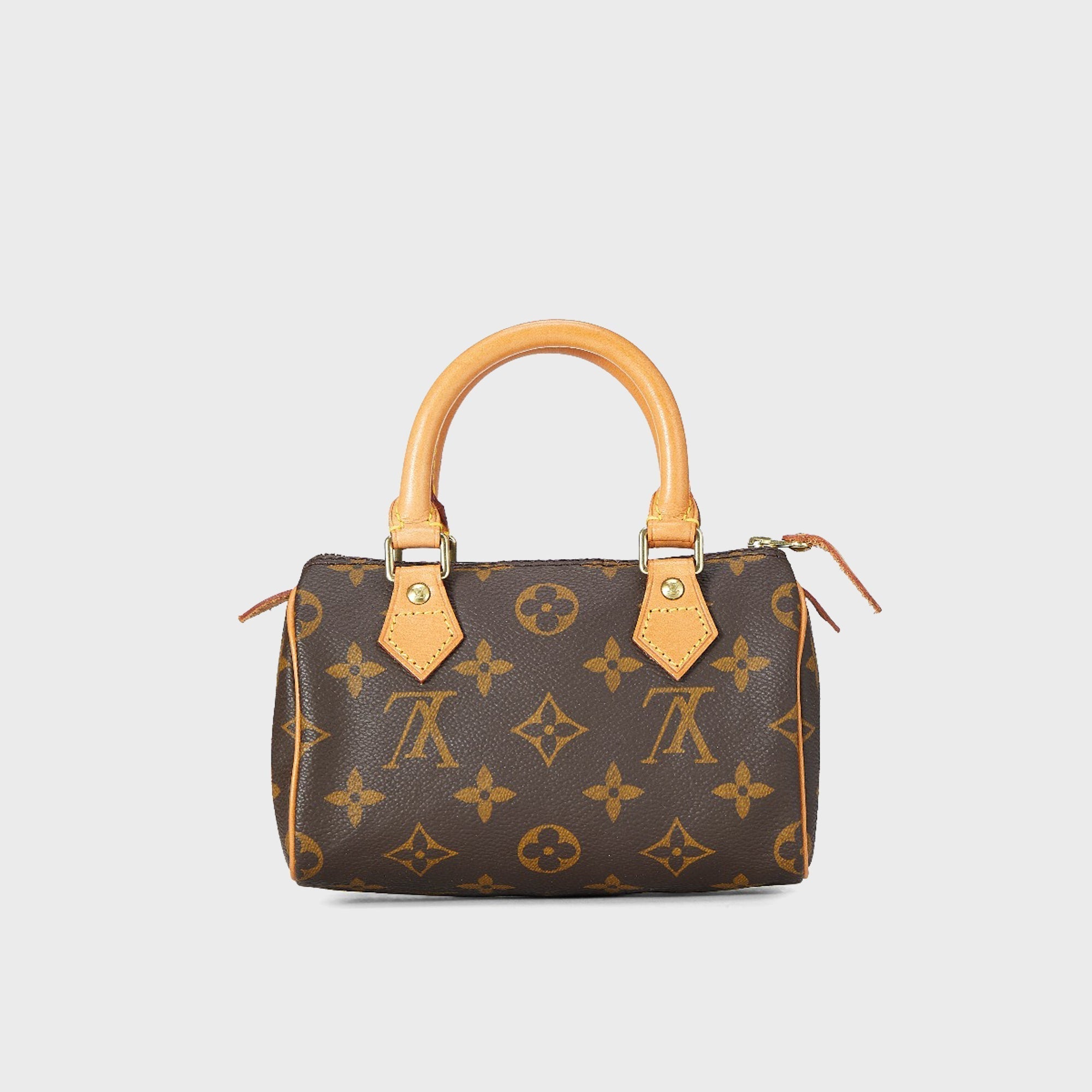 WGACA Louis Vuitton Monogram Mini HL Speedy No Strap Bag - Brown