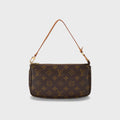 WGACA Louis Vuitton Monogram Pochette Accessoires V2 Bag - Brown