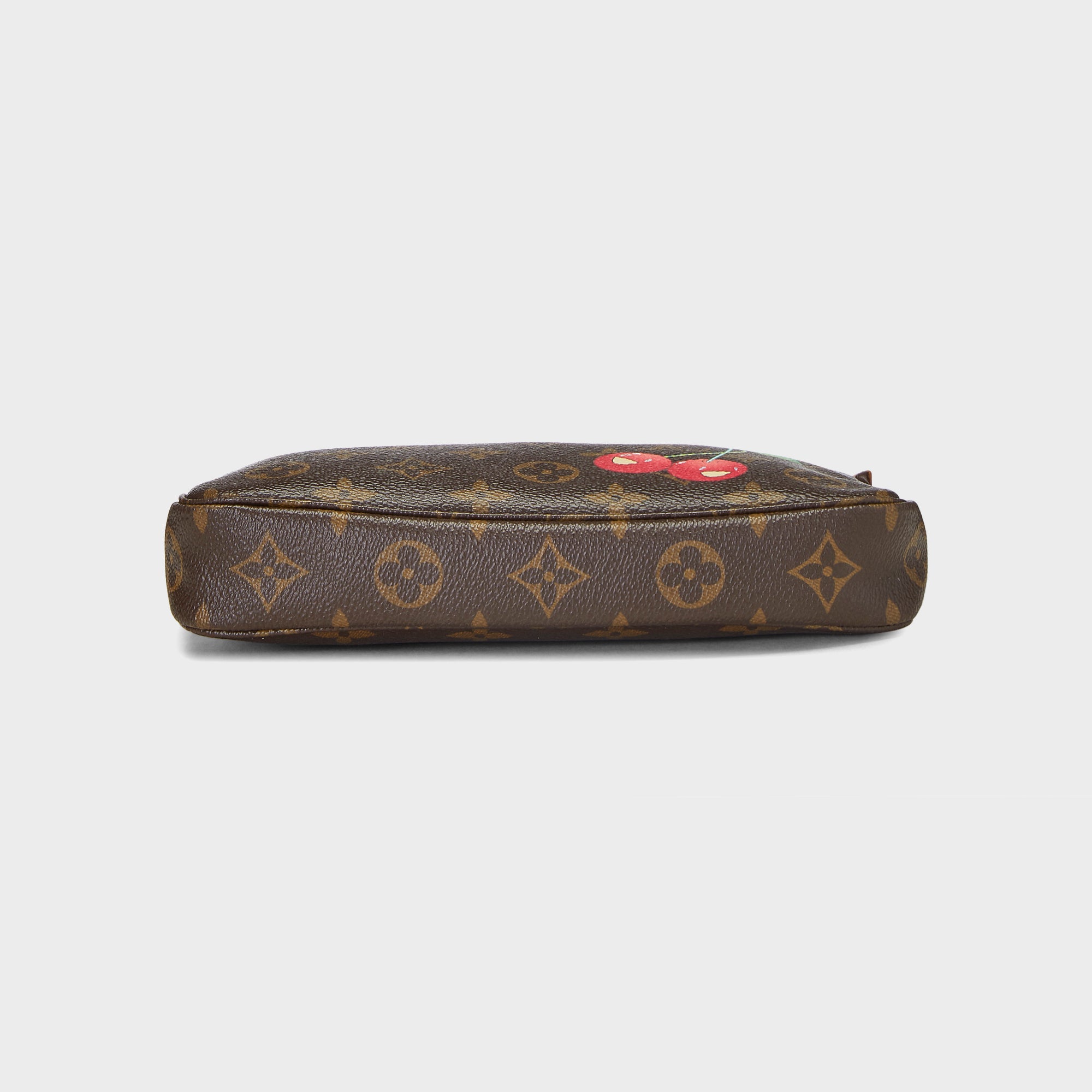 WGACA Louis Vuitton x Takashi Murakami Cherry Pochette Accessoires V2 Bag - Brown
