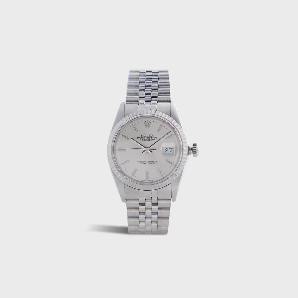 Wind Vintage Rolex Silver Dial Datejust Reference 16030 Unpolished - Silver