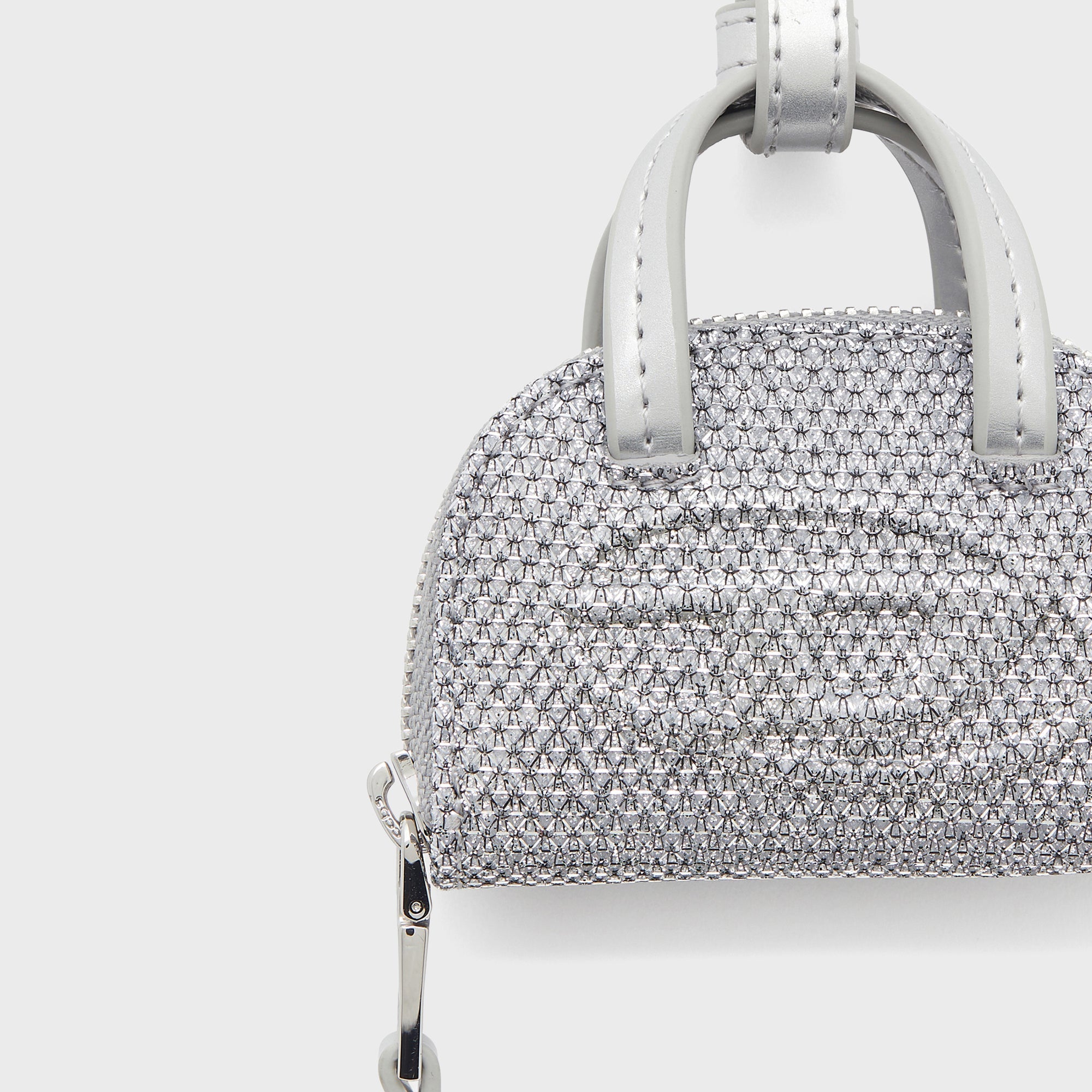Diesel 1DR Dome Charms Wallet - Silver Crystal