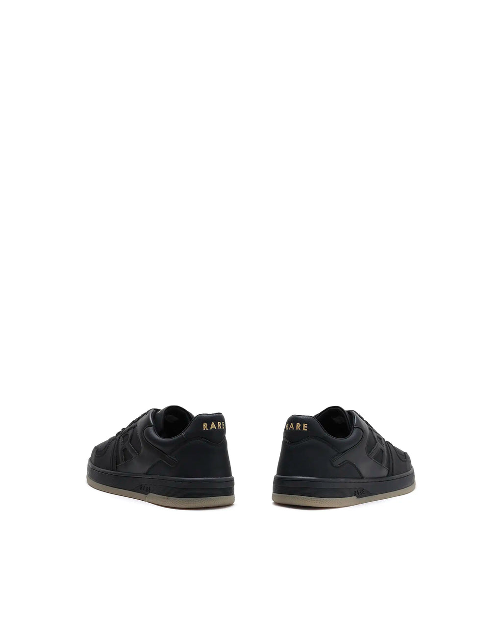 Rarez Men's Zyro Black Micro Fiber Sneaker