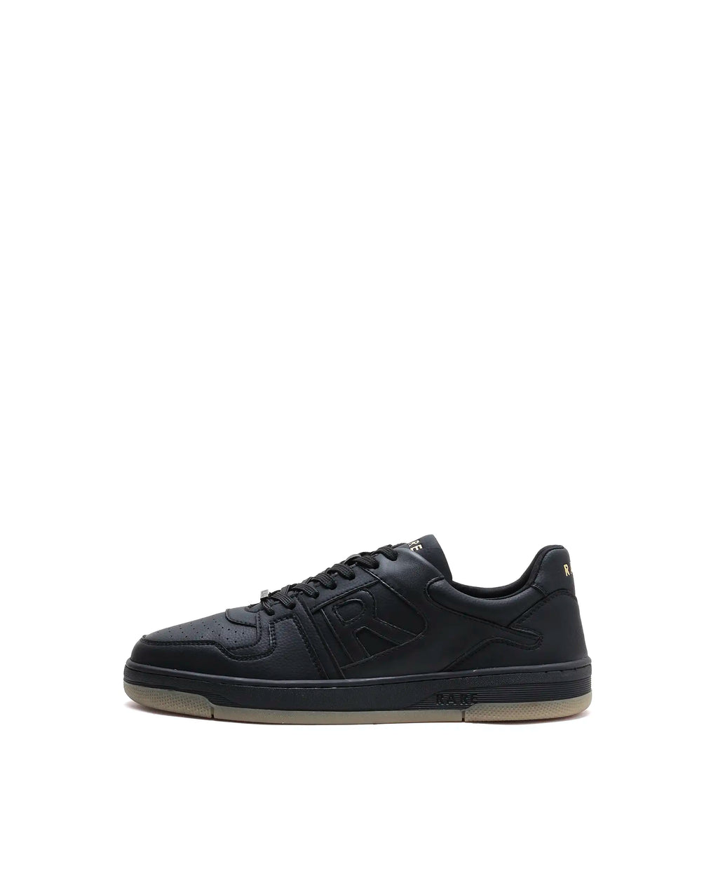 Rarez Men's Zyro Black Micro Fiber Sneaker