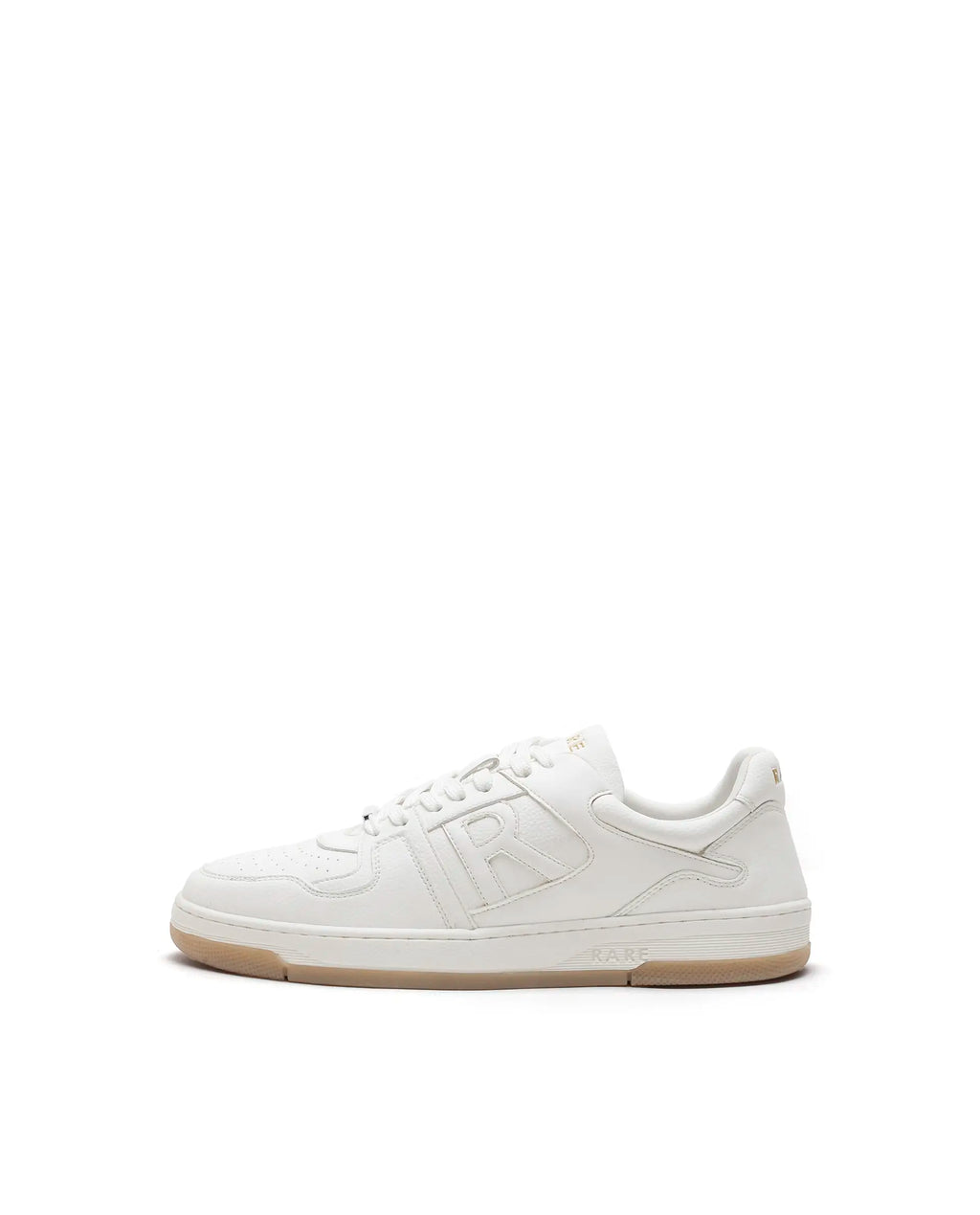 Rarez Men's Zyro White Regular Micro Fiber Sneaker