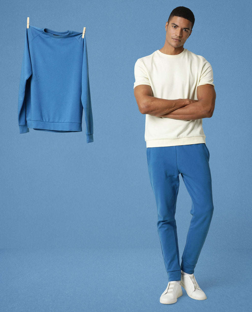 Joggers  Enamel Blue Men