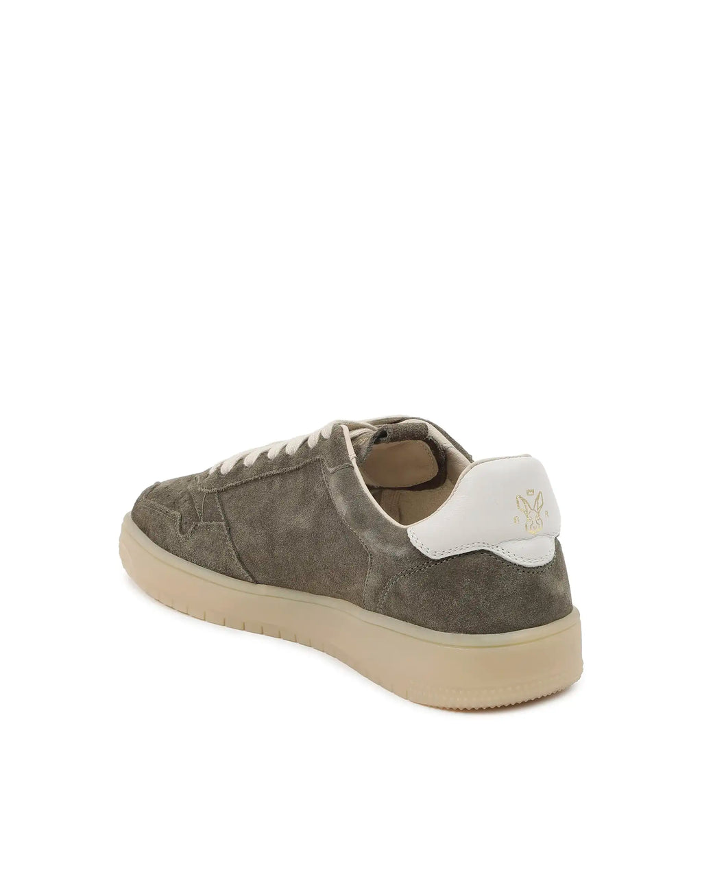 Rare Rabbit Men's Woolton Olive Derby Style Casual Smart Suede Sneakers Shoes