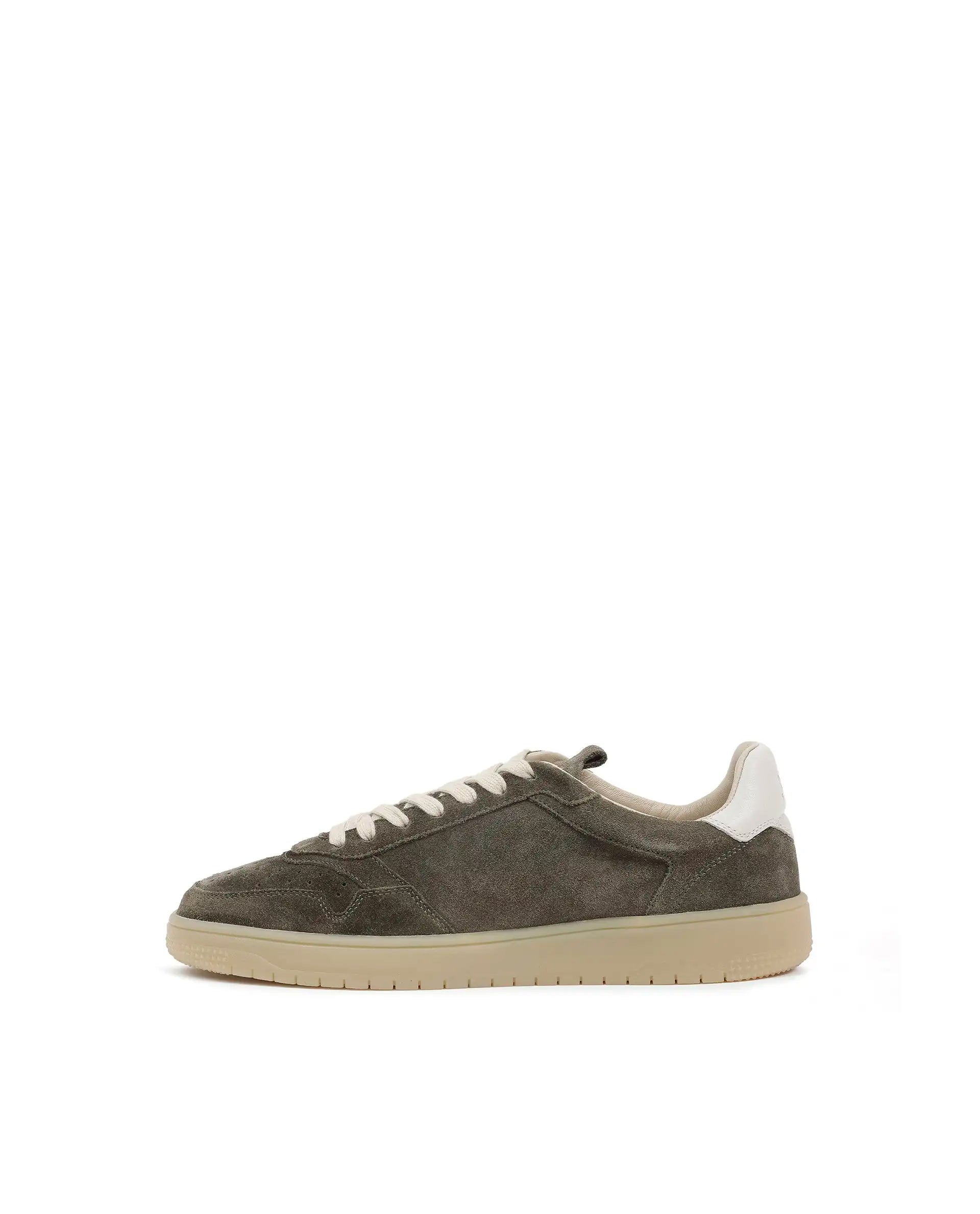 Rare Rabbit Men's Woolton Olive Derby Style Casual Smart Suede Sneakers Shoes