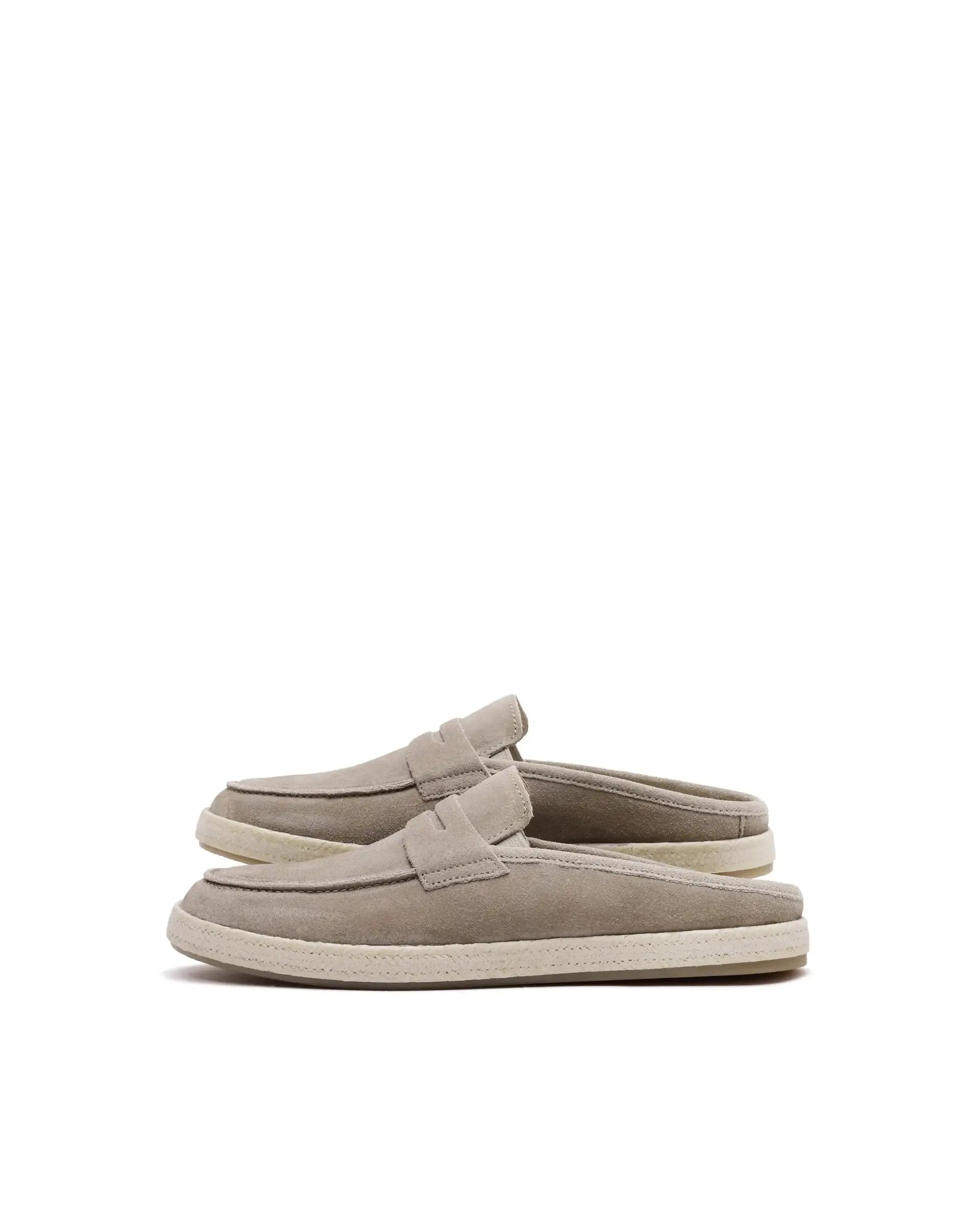 Rare Rabbit Men Diago Camel Suede Leather Slip-On Closure Shoes
