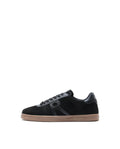 Rare Rabbit Men's Greg Light Black Lace-Up Closure Suede Sneaker