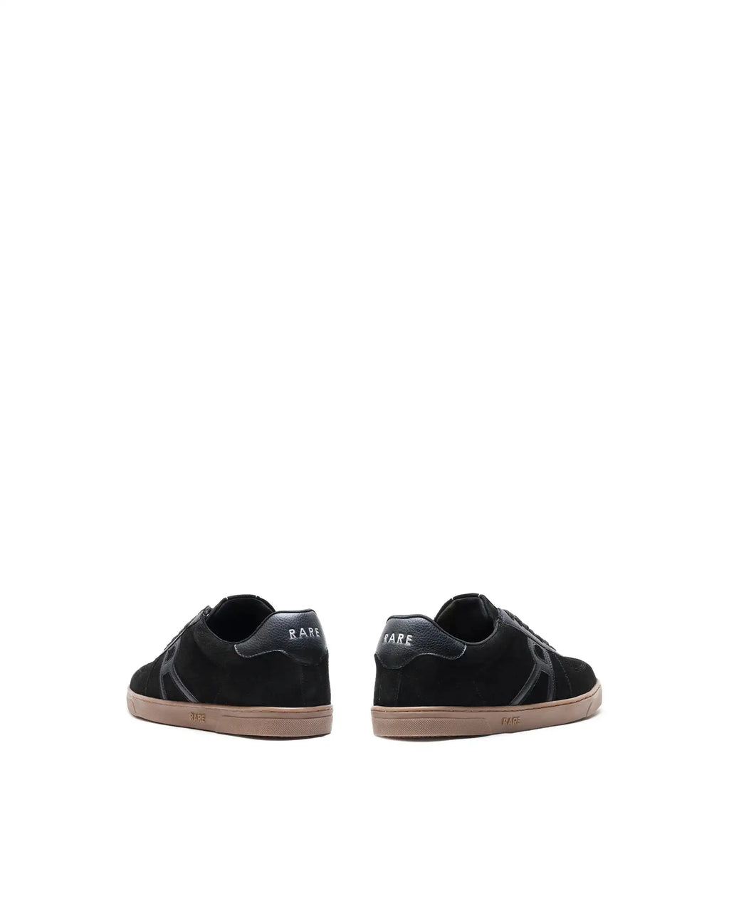 Rare Rabbit Men's Greg Light Black Lace-Up Closure Suede Sneaker