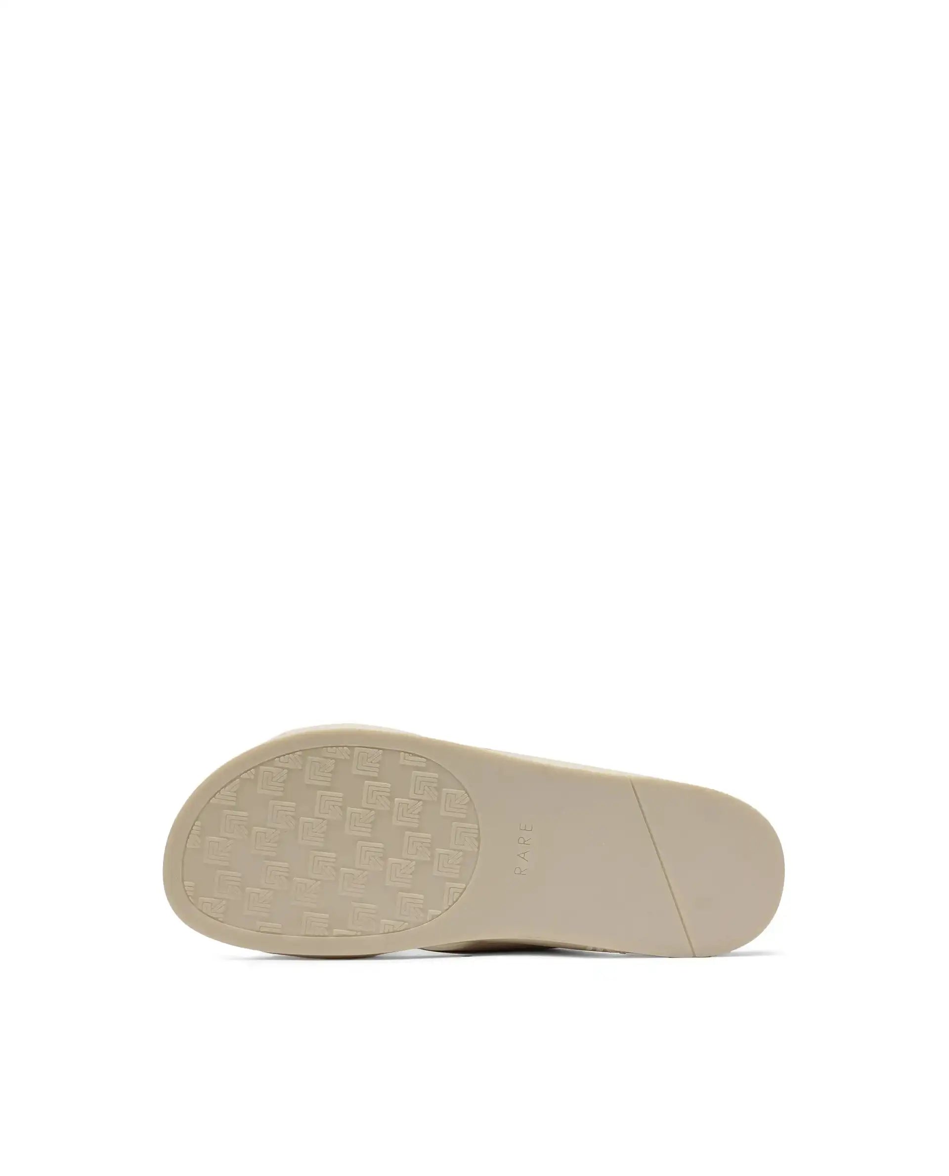 Rare Rabbit Men's Stride Beige Slip-On Closure Sandal