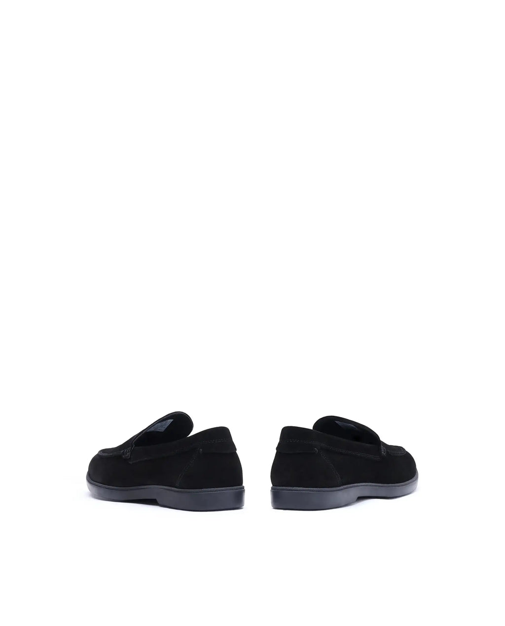 Rare Rabbit Men Velour Black Suede Leather Slip-On Closure Loafer