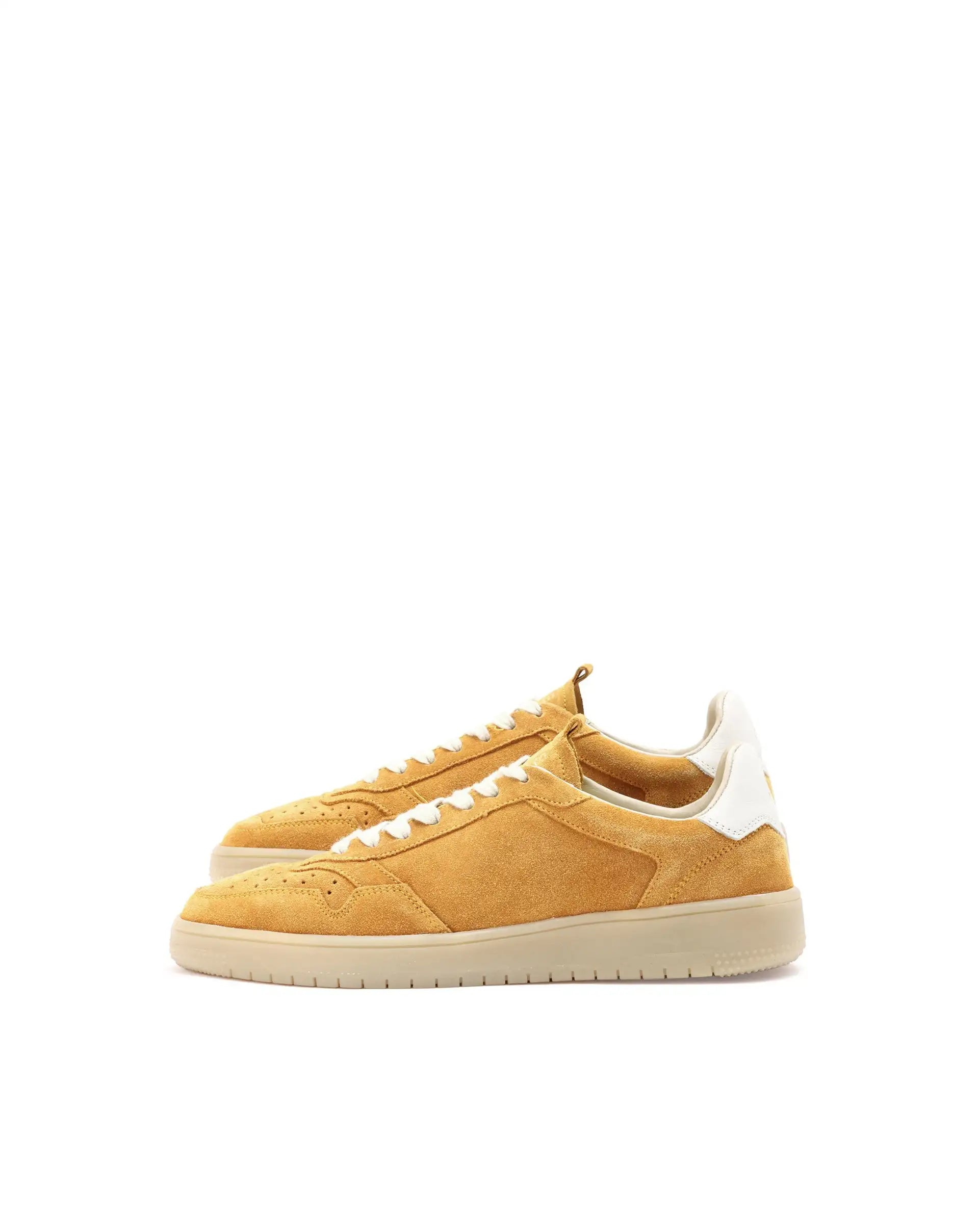 Rare Rabbit Men's Woolton Mustard Derby Style Casual Smart Suede Sneakers Shoes