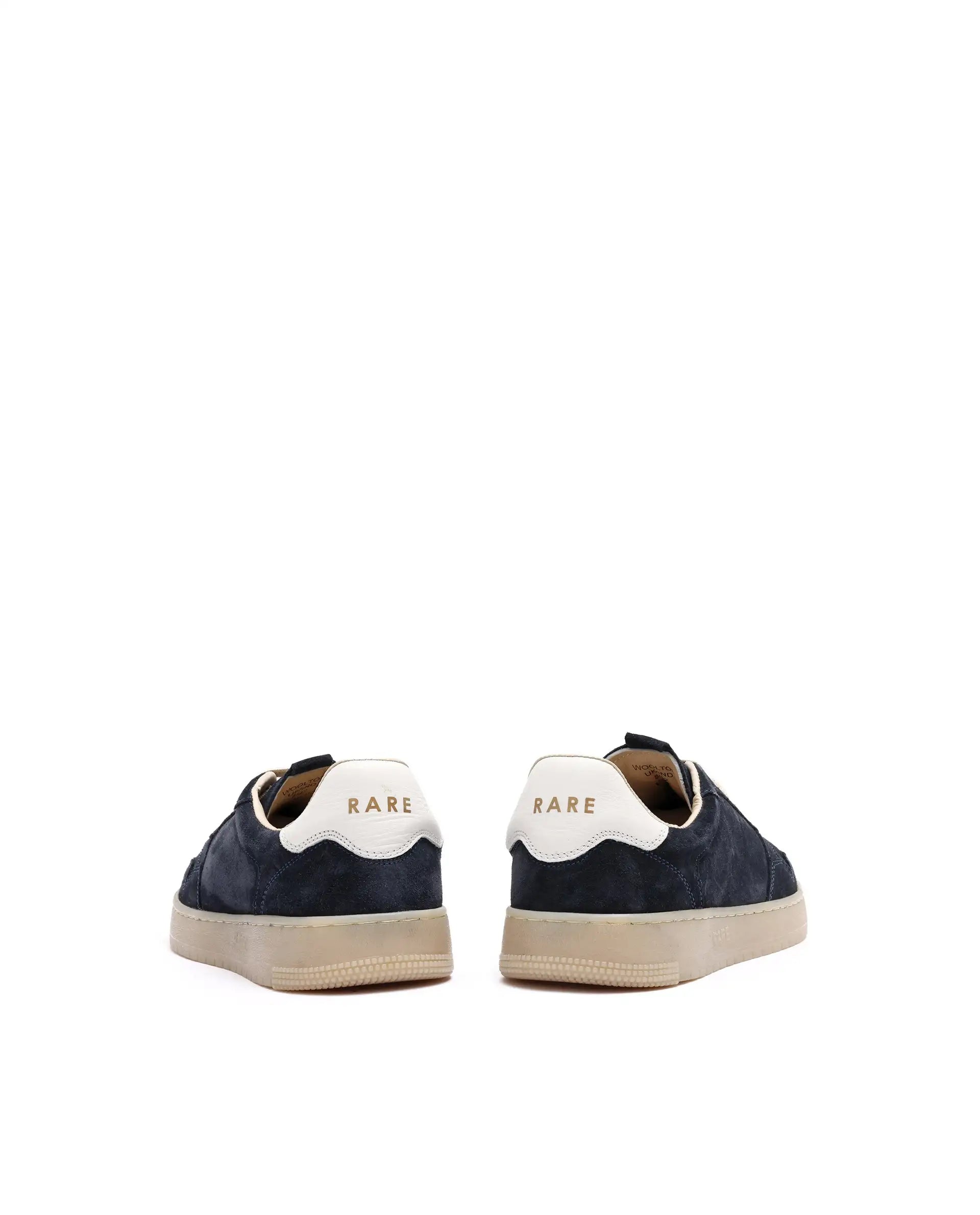 Rare Rabbit Men's Woolton Navy Derby Style Casual Smart Suede Sneakers Shoes
