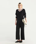 Rareism Women's Jacqi Light Multi Cotton Plain Relaxed Fit Sweater